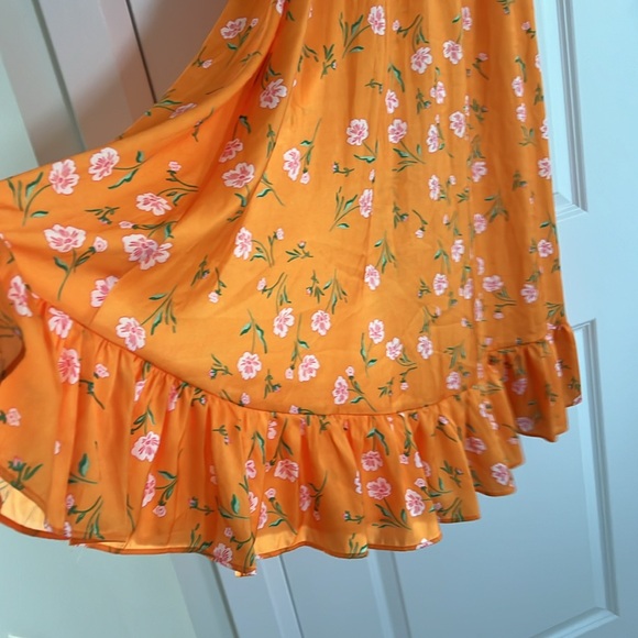 Orange summer dress - Picture 4 of 4